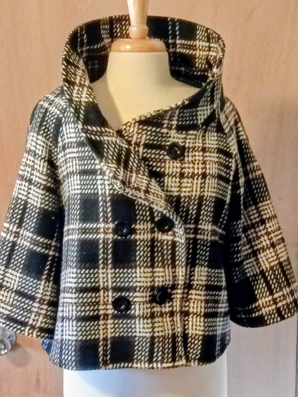 Vintage Steve Madden plaid wool jacket